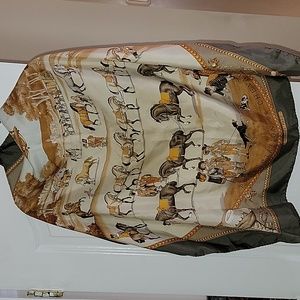 HERMES Silk scarf